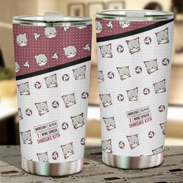 Keiji Akaashi Stainless Steel Tumbler Custom Haikyuu Anime Car Accessories