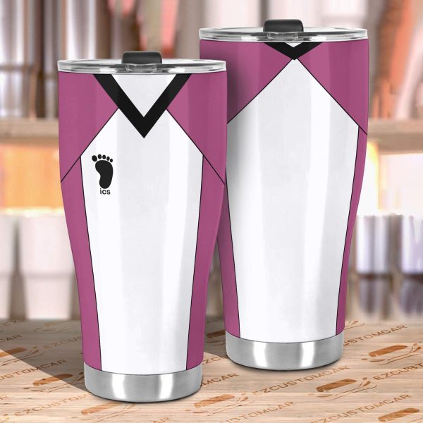 shiratorizawa academy stainless steel tumbler custom haikyuu anime car accessories 8h7e9