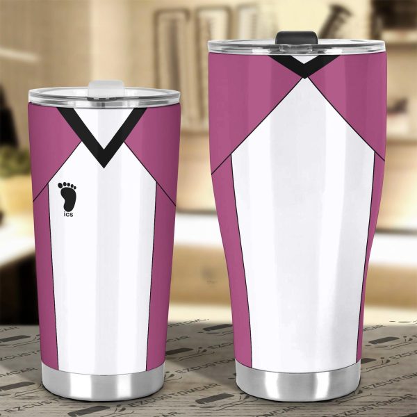 shiratorizawa academy stainless steel tumbler custom haikyuu anime car accessories i42i2