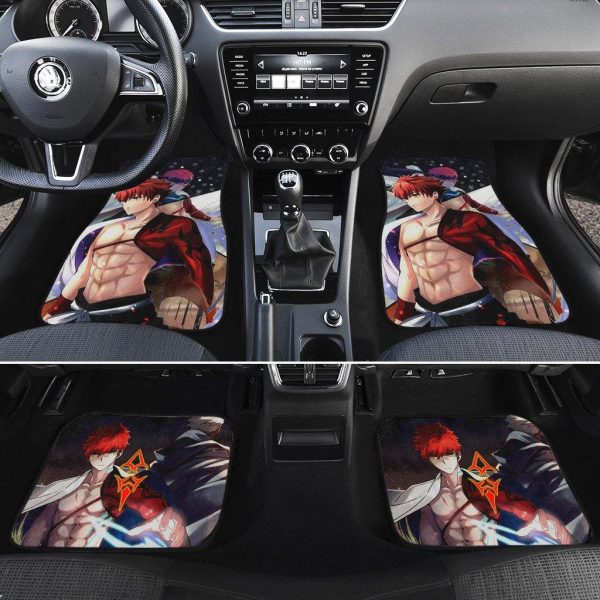 shirou emiya car floor mats fatestay night anime car accessories u36ww