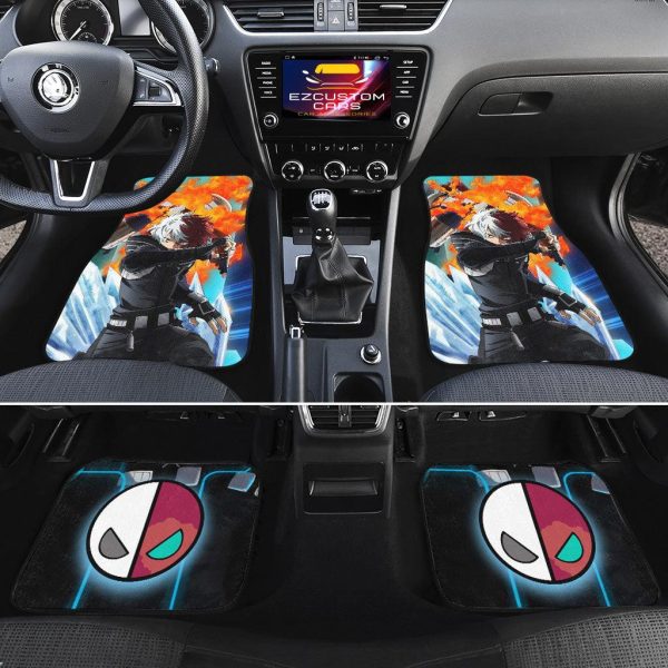 shoto car floor mats custom my hero academia anime car accessories hany1
