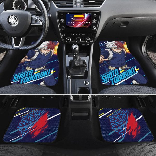 shoto car floor mats custom my hero academia anime car accessories rln4v