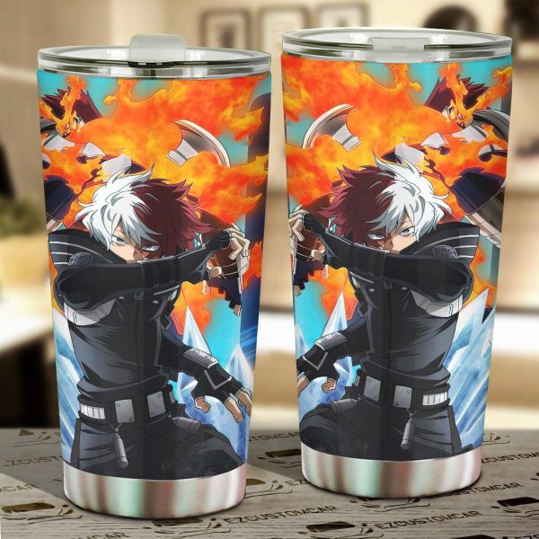 Shouto Car Tumbler Cup Cutsom My Hero Academia Anime Car Accessories