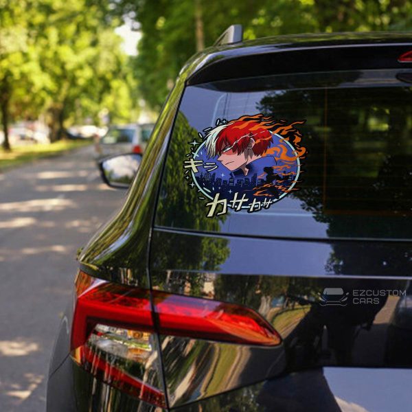 Shoto Todoroki Keychains Custom My Hero Academia Anime Car Accessories