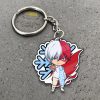 Shoto Todoroki Keychains Custom My Hero Academia Anime Car Accessories