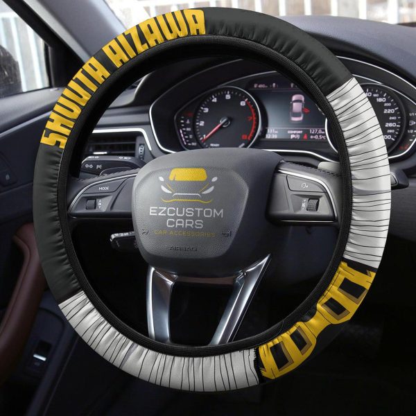 shouta aizawa anime steering wheel cover custom eraserhead my hero academia anime car accessories 2y4yd