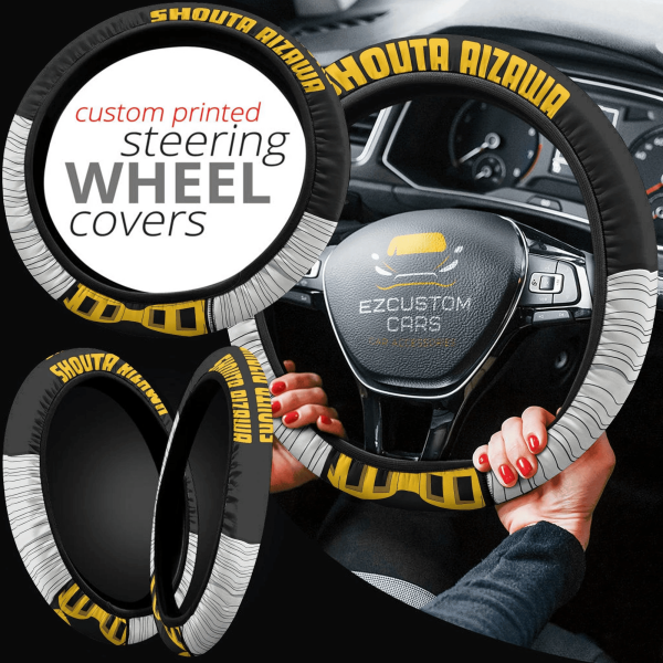shouta aizawa anime steering wheel cover custom eraserhead my hero academia anime car accessories 8dwul