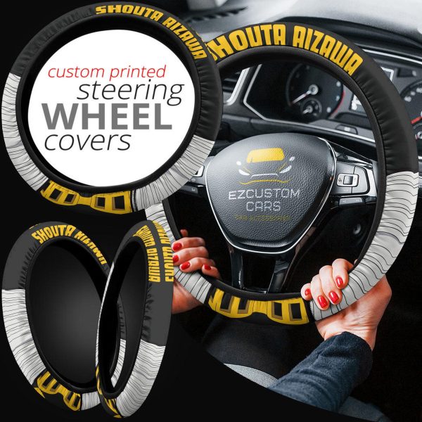 shouta aizawa anime steering wheel cover custom eraserhead my hero academia anime car accessories eyszl