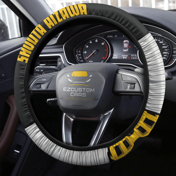 shouta aizawa anime steering wheel cover custom eraserhead my hero academia anime car accessories pnqdx