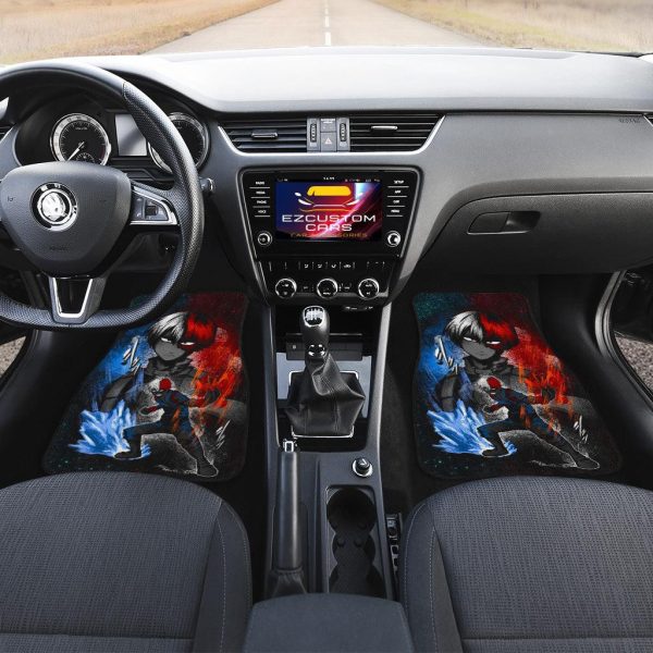shouto car floor mats my hero academia anime car accessories l1wrx