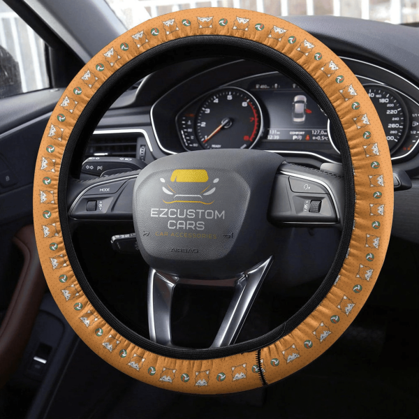 shoyo hinata anime steering wheel cover custom haikyuu anime car accessories zowtc
