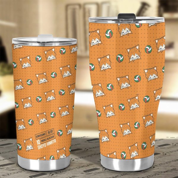 shoyo hinata stainless steel tumbler custom haikyuu anime car accessories hp9k3