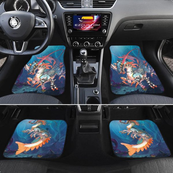 shrimp mythical creatures car floor mats custom mythical creatures car accessories us5wk