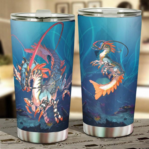Shrimp Mythical Creatures Car Tumbler Cup Custom Mythical Creatures Car Accessories