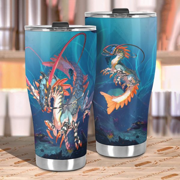 shrimp mythical creatures car tumbler cup custom mythical creatures car accessories mviuf