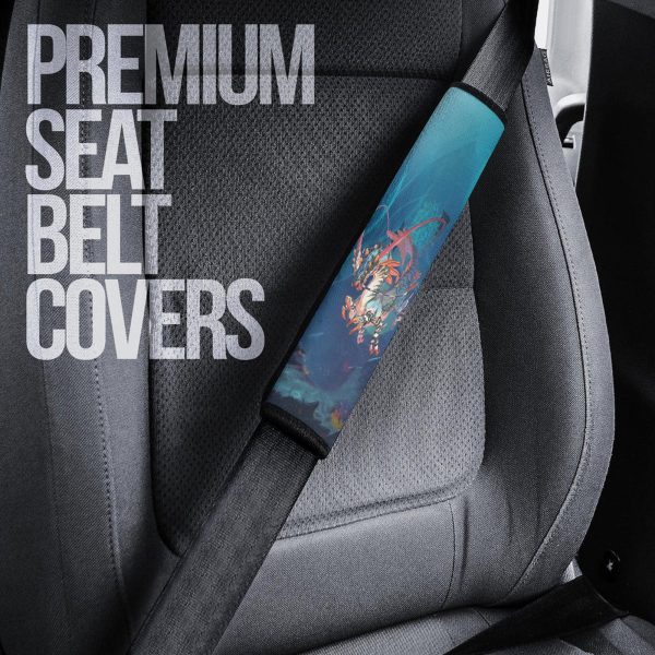 shrimp mythical creatures seat belt covers custom mythical creatures car accessories yf4pa
