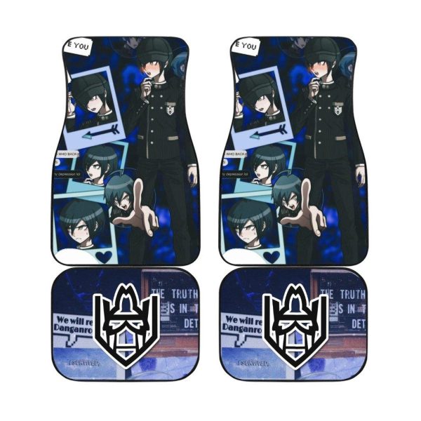 Shuichi Saihara Car Floor Mats Danganronpa Anime Car Accessories
