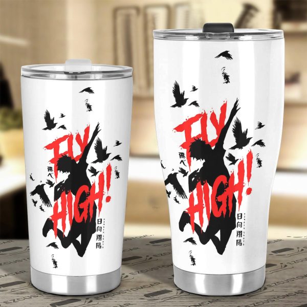shy hinata car tumbler cup custom haikyuu fly high anime car accessories vvsge
