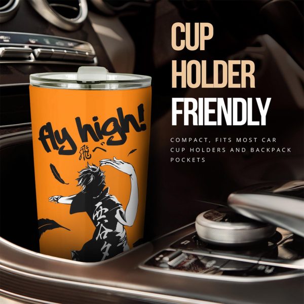 shy hinata car tumbler cup custsom haikyuu volleyball car accessories ol9gd