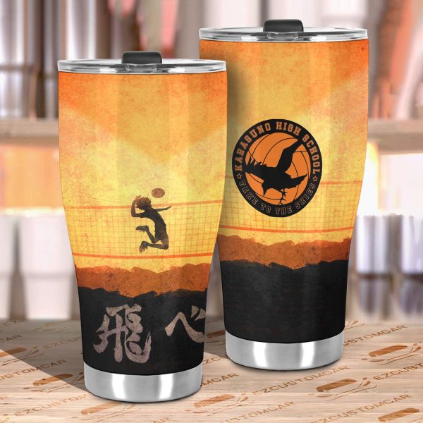 shy hinata car tumbler cup haikyuu car accessories en5af