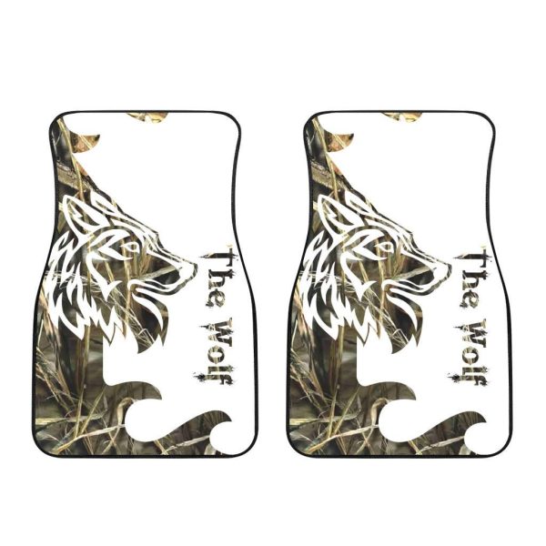 silver wolf car floor mats custom animal car accessories blqsm