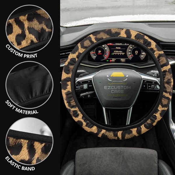skinny cheetah anime steering wheel cover custom cheetah car accessories lcxzq