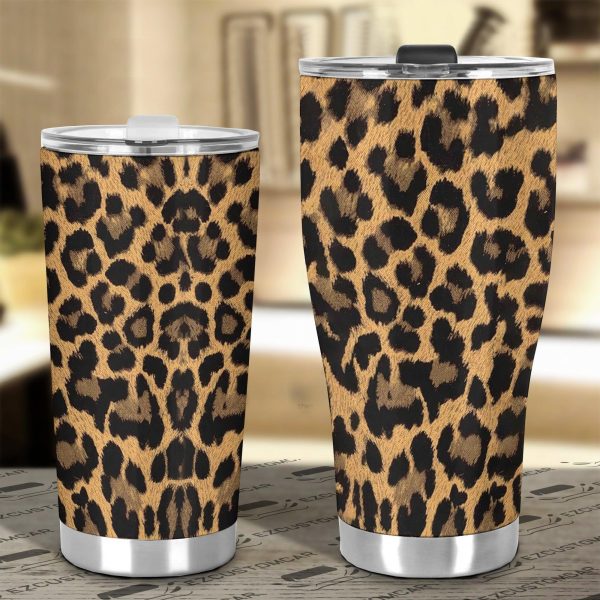 skinny cheetah car tumbler cup custom cheetah car accessories riupx