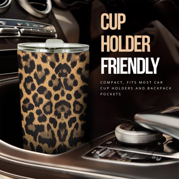 Skinny Cheetah Car Tumbler Cup Custom Cheetah Car Accessories