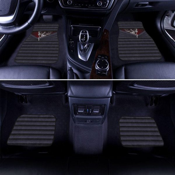 Skull Behind You Car Floor Mats