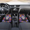 Skull Flower Car Floor Mats