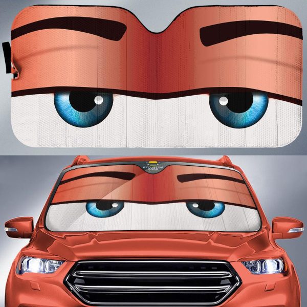 Sleepy Eyes Cartoon Custom Car Windshield Sunshades Sleepy Eyes Cartoon Custom Car Windshield Sunshades