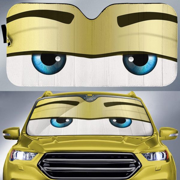 sleepy eyes cartoon custom car windshield sunshades zpz7i