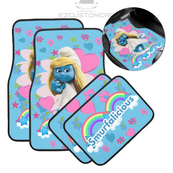 Smurfette Car Floor Mats Custom for Smurfs Car Decoration