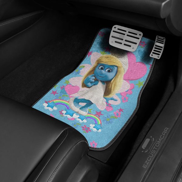 smurfette car floor mats custom for smurfs car decoration yxtvx