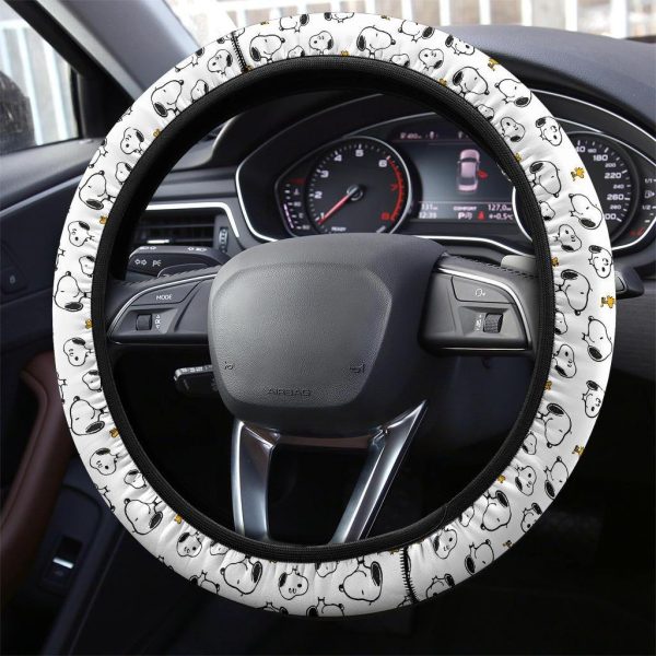 snoopy anime steering wheel cover sopmd