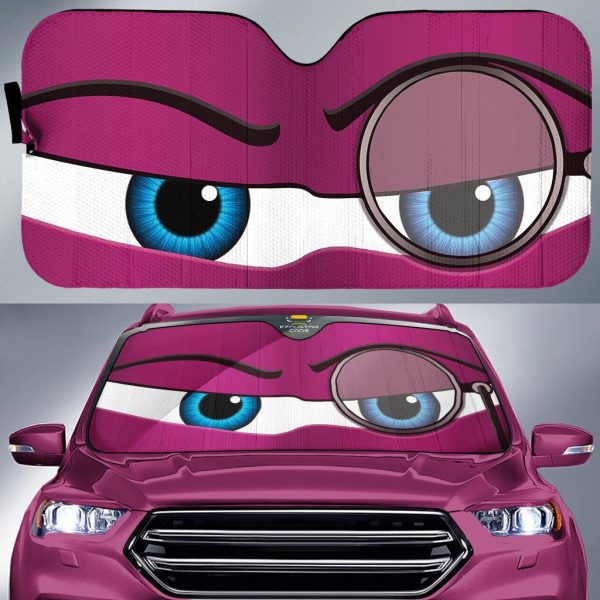 snooty monocle eyes cartoon custom car windshield sunshades lh7cm