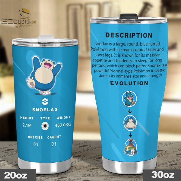 snorlax travel mug gift idea for pokemon fans xivbe
