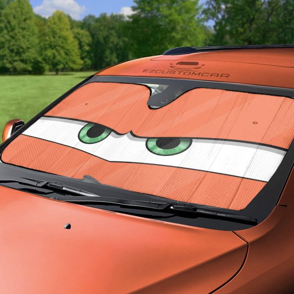 snot rod pixar cars eyes windshield sunshade lly01