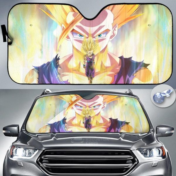 Son Gohan Custom Car Sun Shade Dragon Ball Super Anime Car Accessories Son Gohan Custom Car Sun Shade Dragon Ball Super Anime Car Accessories
