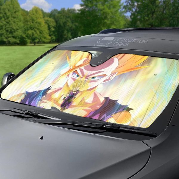 Son Gohan Custom Car Sun Shade Dragon Ball Super Anime Car Accessories