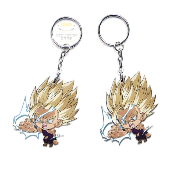 son gohan keychains custom dragon ball anime car accessories nucmf