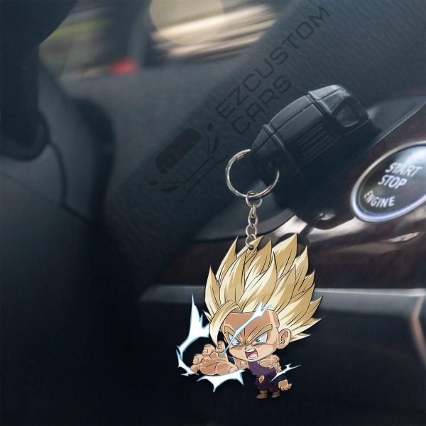 son gohan keychains custom dragon ball anime car accessories spzmj