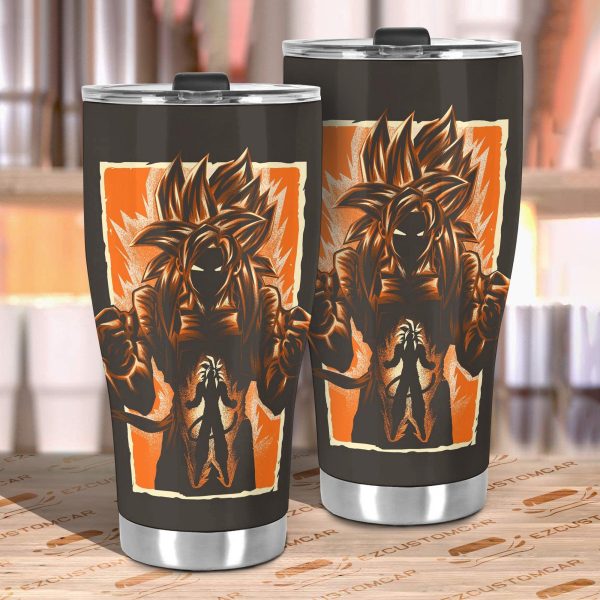 son goku car tumbler cup custom dragon ball anime car accessories fh0ma
