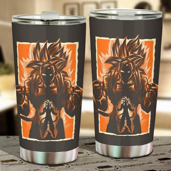 Son Goku Car Tumbler Cup Custom Dragon Ball Anime Car Accessories