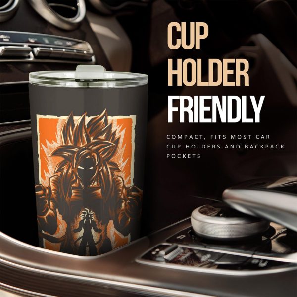 Son Goku Car Tumbler Cup Custom Dragon Ball Anime Car Accessories