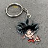 Son Goku Classic Keychains Custom Anime Dragon Ball Car Accessories