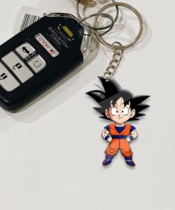 son goku kid keychains custom dragon ball anime car accessories q15ij