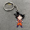 Son Goku Kid Keychains Custom Dragon Ball Anime Car Accessories