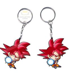 son goku super saiyan god keychains custom dragon ball anime car accessories ubxhr