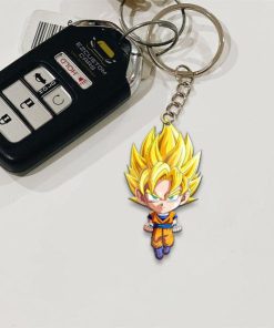 son goku super saiyan saiyan keychains custom dragon ball anime car accessories esaqi